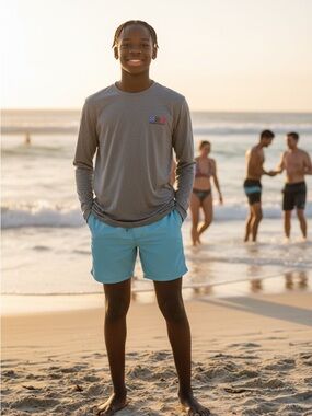 Vineyard Vines Heather Gray Performance Tee